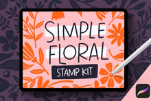 Load image into Gallery viewer, Simple Floral Stamp Kit