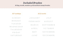 Load image into Gallery viewer, Calendar Kit