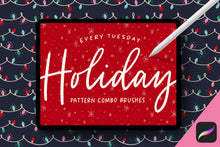 Load image into Gallery viewer, Holiday Pattern Combo Brushes