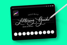Load image into Gallery viewer, Lettering Guide Brushes for Procreate