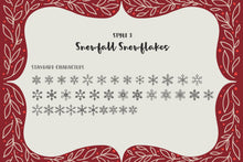 Load image into Gallery viewer, Snowfall Font Trio