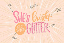 Load image into Gallery viewer, Font Lovers Procreate Lettering Brushes