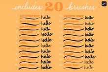 Load image into Gallery viewer, Font Lovers Procreate Lettering Brushes