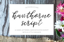 Load image into Gallery viewer, Hawthorne Script