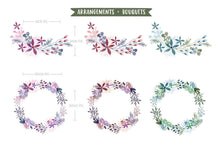 Load image into Gallery viewer, Watercolor Leaves & Florals