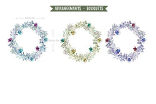 Load image into Gallery viewer, Watercolor Leaves & Florals