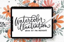 Load image into Gallery viewer, Procreate Watercolor Illustration Brushes