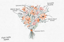 Load image into Gallery viewer, Procreate Watercolor Illustration Brushes