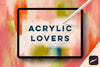 Acrylic Lovers Brush Set