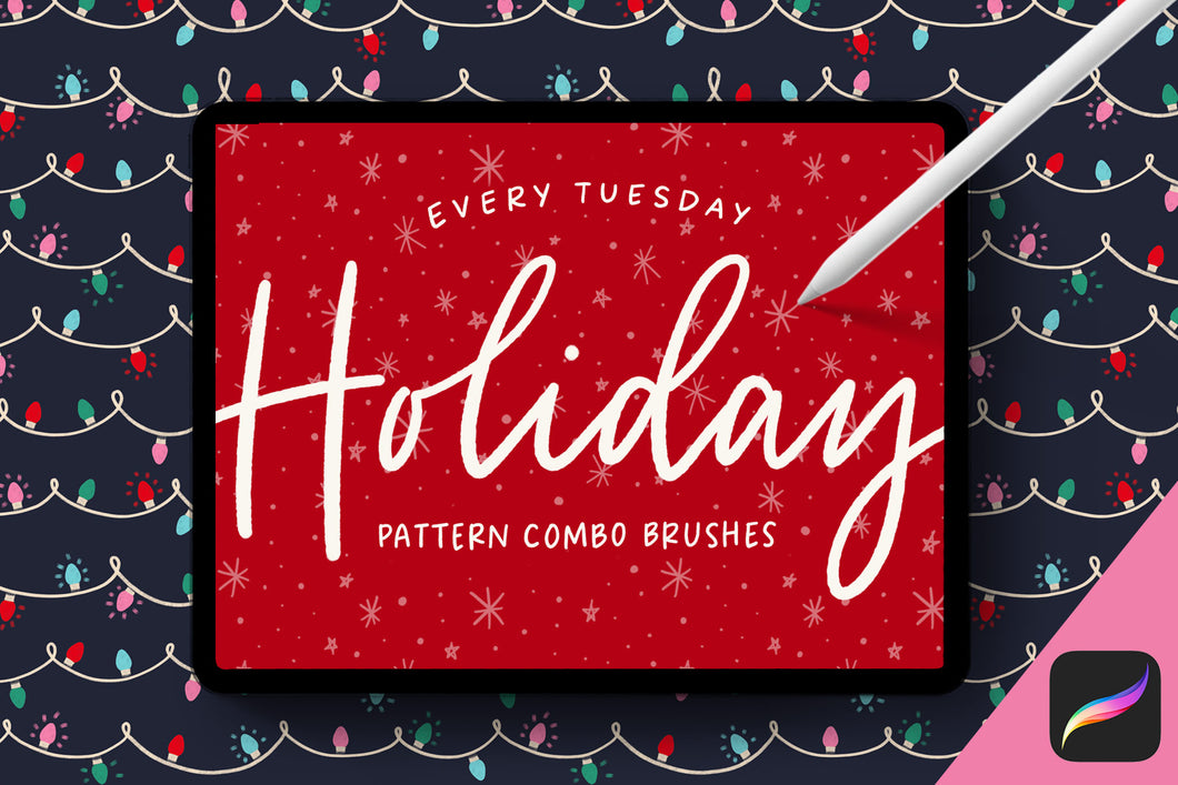 Holiday Pattern Combo Brushes