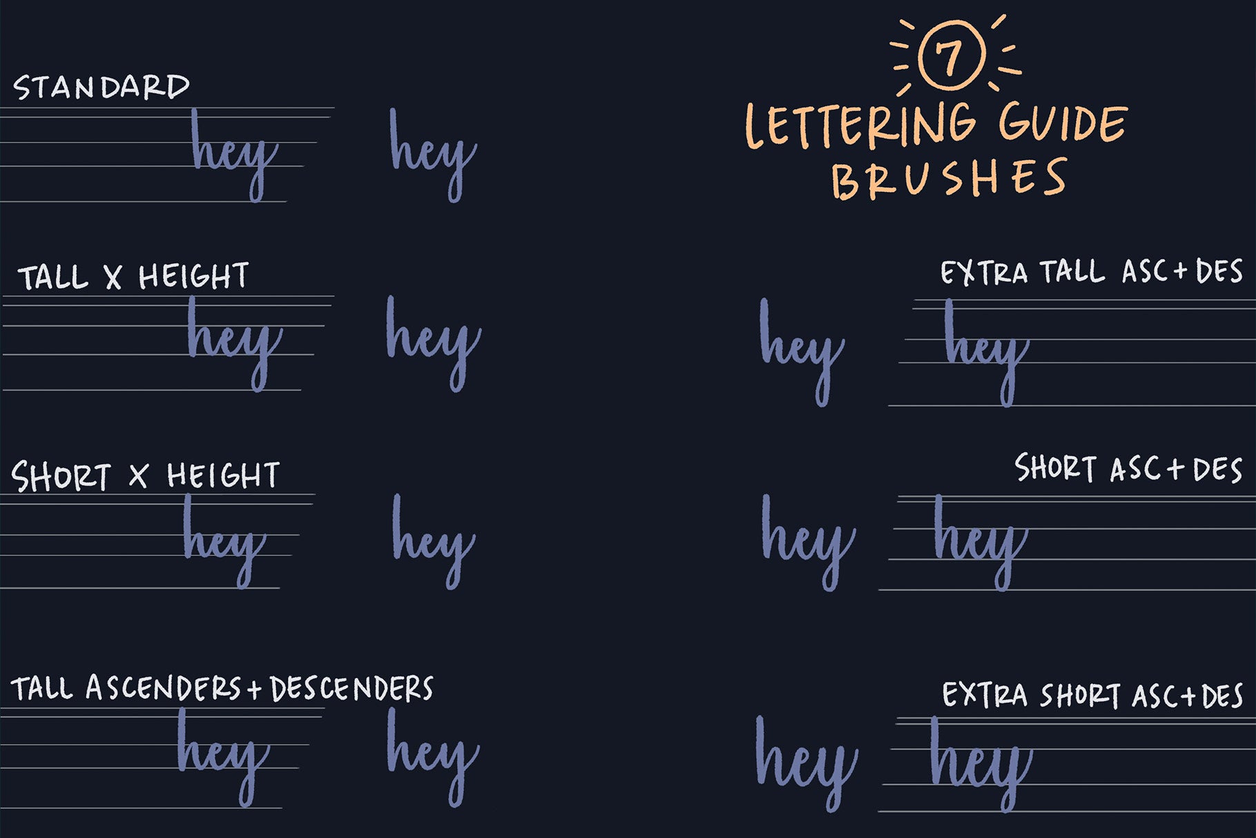 Lettering Guide Brushes for Procreate β Every Tuesday