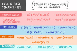 Printable Canvas Templates